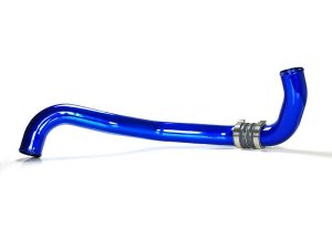 Ford F-250 Intercooler Pipe - Sinister Diesel - Hot Side Charge Pipe - Sinister Blue - `08-`10